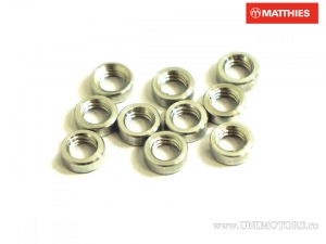 Distantier filetat set M6 8.5 x 3 mm aluminiu - JM