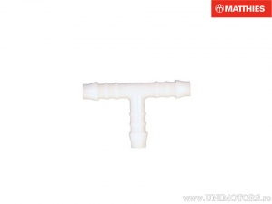 Distributor T 8mm fuel and oil resistant white color - JM