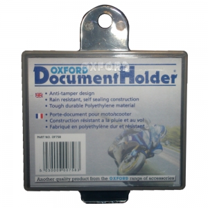 Document holder, plastic (square shape) - Oxford