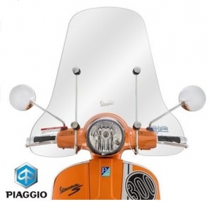 Duża przezroczysta szyba - Vespa Granturismo / GT / GTS / GTS Touring / Super GTS 125-200-250-250-300cc - Piaggio