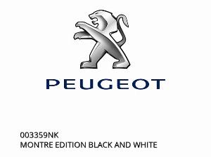 EDICIÓN DE MONTRE NEGRO Y BLANCO - 003359NK - Peugeot