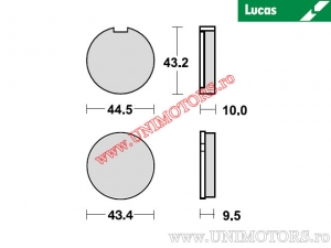 Előfék betét - MCB91 szerves - Lucas TRW