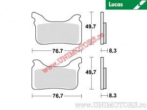 Előfék fékbetét - MCB793SRQ szinterezett SRQ - Lucas TRW