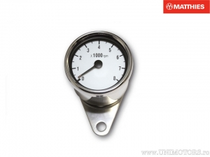 Electronic tachometer clock stainless steel D: 60mm / 8,000rpm - JM