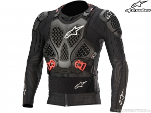 Enduro / cross Bionic Tech V2 beschermingsjas (zwart/rood) - Alpinestars