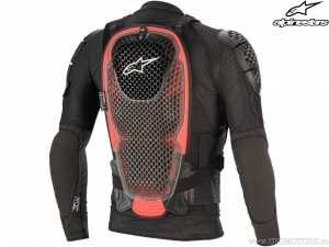 Enduro / cross Bionic Tech V2 beschermingsjas (zwart/rood) - Alpinestars