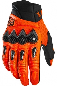 Enduro/Cross Bomber handschoenen [Oranje Flo]: Maat - 2X