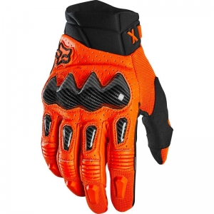 Enduro/Cross Bomber handschoenen [Oranje Flo]: Maat - 2X