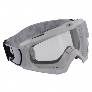 Enduro/Cross-Brille - Assault Pro (Glänzend Weiß) - Oxford