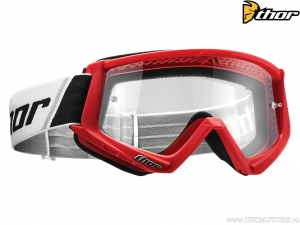 Enduro / cross Combat beschermingsbril (rood / zwart) - Thor