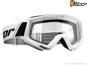 Enduro/Cross Combat Goggles (White/Black) - Thor