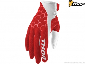 Enduro/Cross-Handschuhe (Rot/Weiß) - Thor