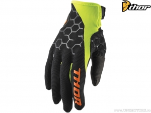 Enduro/Cross Handschuhe (Schwarz/Gelb) - Thor