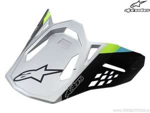 Enduro/Cross Helmet Visor Contact (Matte Silver) - Alpinestars