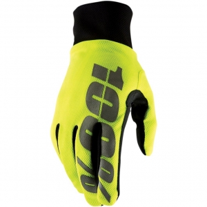 Enduro/Cross Hydromatic Waterproof Gloves Neon Yellow: Size - LG