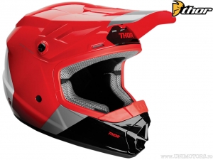 Enduro/Cross Jugendhelm (Rot/Grau/Schwarz) - Thor