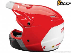 Enduro/Cross Jugendhelm (Rot/Grau/Schwarz) - Thor