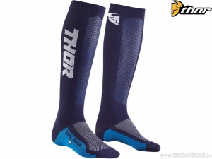 Enduro/Cross Jugendsocken (Blau/Weiß) - Thor