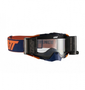 Enduro/cross motorbril Velocity 6.5 Roll-Off blauw/oranje met 83% doorlaatbaarheid: Maat - Geen maat