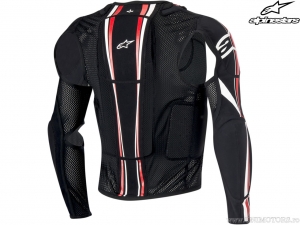 Enduro/Cross Schutzjacke Bionic Plus (Schwarz/Weiß/Rot) - Alpinestars