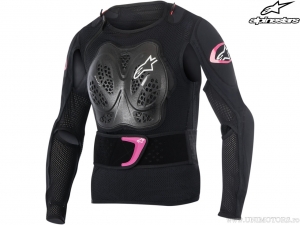 Enduro / cross Stella Bionic beschermjas (zwart/paars) - Alpinestars