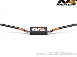 Enduro / cross stuur 28,6mm Neken Radical (conisch ontwerp) - wit-oranje / 815mm - Neken