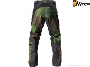 Enduro/Cross Terrain Off Road Gear Pants (Camouflage Green) - Thor