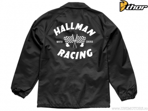 Enduro/Cross Windproof Jacket Finish Line (Black) - Hallman