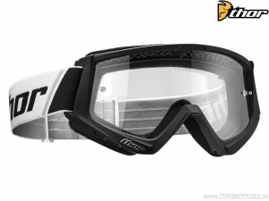 Enduro/Cross Youth (Children) Combat (Black/White) Protection Goggles - Thor