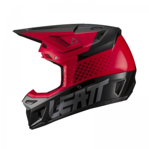 Ensemble casque et lunettes Moto 8.5 V22 ROUGE: Taille - L