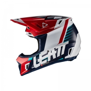 Ensemble casque / lunettes Moto 7.5 V22 Royal: Taille - L