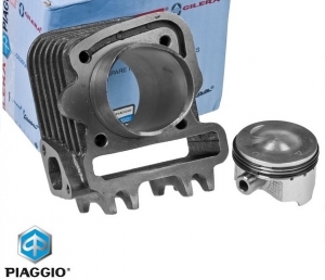 Ensemble cylindre moteur D50.00 boulon 13 - Aprilia Scarabeo / Derbi Atlantis / Piaggio Fly / Free / Liberty / Zip 4T AC 100cc- 