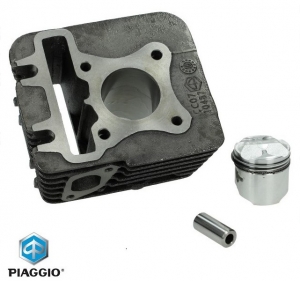 Ensemble de cylindres de moto D.39mm boulon 12 - Aprilia Scarabeo / Vespa LX / Primavera / S / Sprint 4T 4V AC 50cc - Piaggio