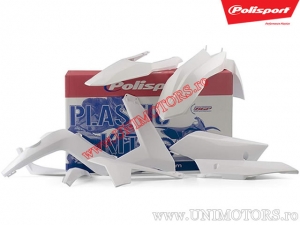 Ensemble de Plastique (Blanc) - Gas Gas EC 125 Racing ('13) / EC 250 / EC 250 Racing / EC 300 / EC 300 Racing ('12-'14) - Polisp