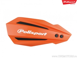 Ensemble de plastique de remplacement orange pour protège-mains Bullit - Polisport