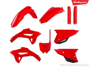 Ensemble de plastique rouge - Honda CRF 250 R ('22) / CRF 450 R ('21-'22) - Polisport