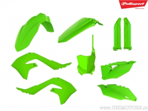 Ensemble de plastique vert - Kawasaki KX 250 4T C / KX 250 4T X ('21-'23) / KX 450 F ('19-'20) - Polisport