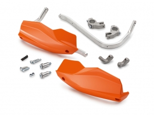 Ensemble de protège-mains (aluminium / orange) - KTM Adventure / Super Adventure / Adventure R / Duke - KTM