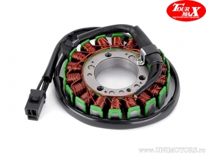 Estator alternador - Kawasaki ZRX 400 E / ZX-6R 600 F Ninja / ZZR 400 K1 / ZZR 400 K2 / ZZR 600 D / ZZR 600 E - TourMax