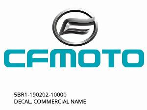 ETICHETĂ, NUME COMERCIAL - 5BR1-190202-10000 - CFMOTO