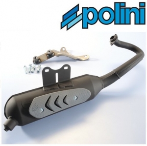 Exhaust muffler - Vespa ET2 ('96-'05) / LX ('05-'12) / LX Touring / Primavera / S 2T ('07-'12) / Primavera 2T AC 50cc - Polini