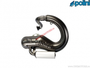 Exhaust muffler (with noise damper aluminum) - 200.2030/S - Vespa Special 50 AIR 2T ('74-'79) / V 50 AIR 2T ('65-'79) - Polini