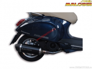 Exhaust system RX black (3216551) - Piaggio Fly II 150i AIR 4T 3V E3 ('13-'18) / Vespa S 150i AIR 4T 3V E3 ('12-'14) - Malossi