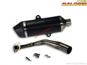 Exhaust system RX black (3217356) - Kawasaki J 125i H2O 4T E3 ('16) / Kymco Super Dink ABS 125i H2O 4T E4 ('17-'20) - Malossi