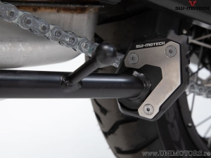 Extensie talpa cric lateral - aluminiu/inox - culoare: negru/argintiu - BMW F 750 ('17-) - SW-Motech