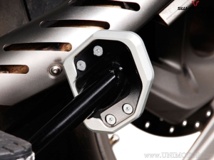 Extensie talpa cric lateral - aluminiu/inox - culoare: negru/argintiu - BMW R1200GS / R1200GS Adventure - SW-Motech