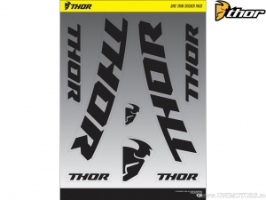 Fahrradaufkleber (2er Pack) - (weiß / schwarz) - Thor