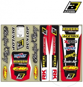 Fairing Stickers - Honda CR 80 / CR 85 / CR 125 / CR 250 / CR 500 / CRF 150 / CRF 250 / CRF 450 / XL 600 / XL 650 / XRV 750- JM