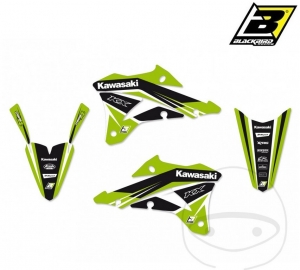 Fairing stickers - Kawasaki KX 85 I C 17/14 inch ('14-'20) / KX 85 II D 19/16 inch ('14-'20) - JM