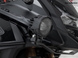 Far ceata EVO cu cleme prindere set - culoare: negru - Honda CB500X ('18-) / NX500 ('23-) - SW-Motech